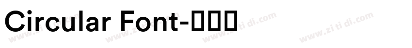 Circular Font字体转换
